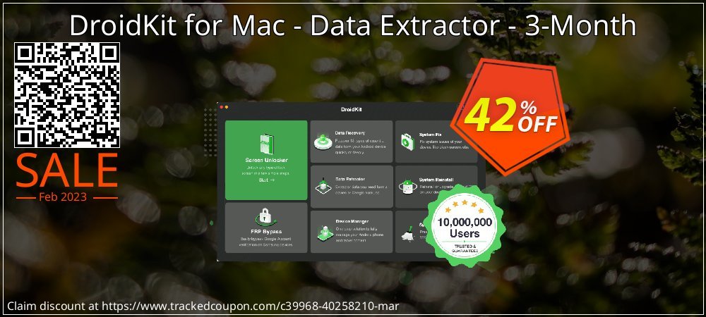 Claim 42% OFF DroidKit for Mac - Data Extractor - 3-Month Coupon discount March, 2023