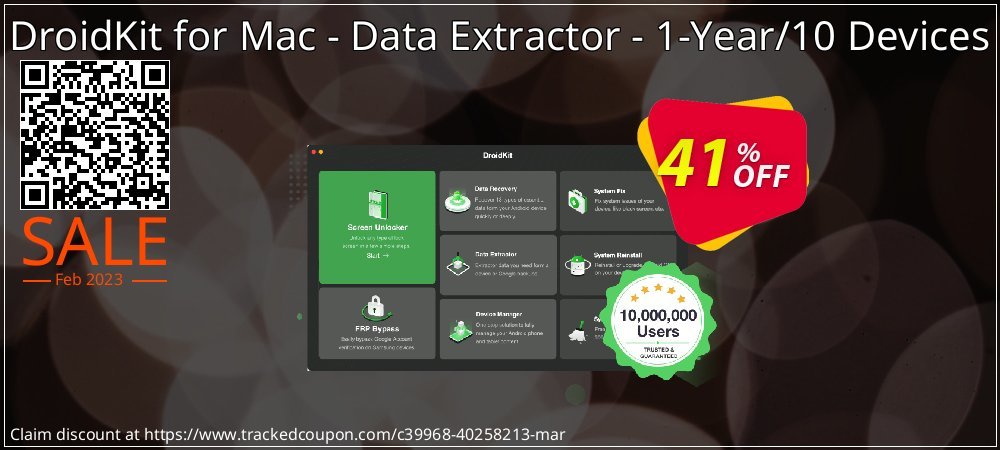 DroidKit for Mac - Data Extractor - 1-Year/10 Devices coupon on National Pizza Party Day sales