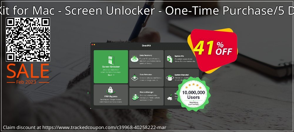 DroidKit for Mac - Screen Unlocker - One-Time Purchase/5 Devices coupon on Christmas Eve discounts