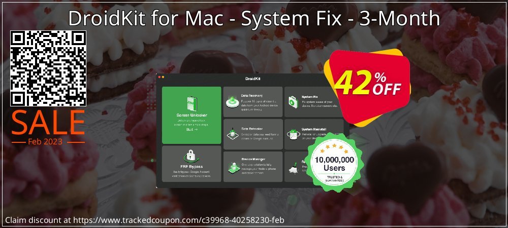 Claim 42% OFF DroidKit for Mac - System Fix - 3-Month Coupon discount March, 2023