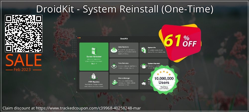 DroidKit - System Reinstall - One-Time  coupon on Christmas & New Year super sale