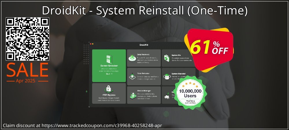 DroidKit - System Reinstall - One-Time  coupon on Easter Day discounts