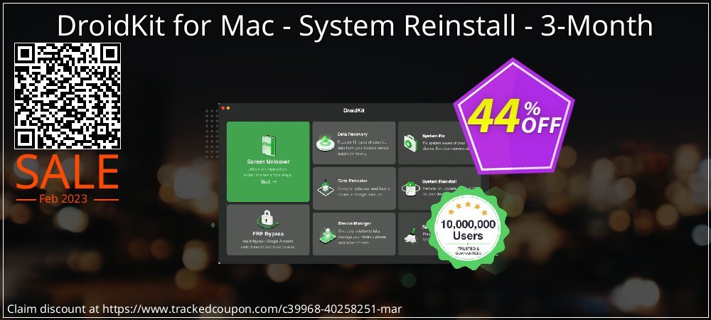 DroidKit for Mac - System Reinstall - 3-Month coupon on Xmas Day sales