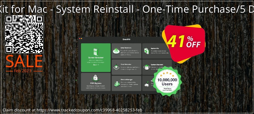 DroidKit for Mac - System Reinstall - One-Time Purchase/5 Devices coupon on Easter Day discount