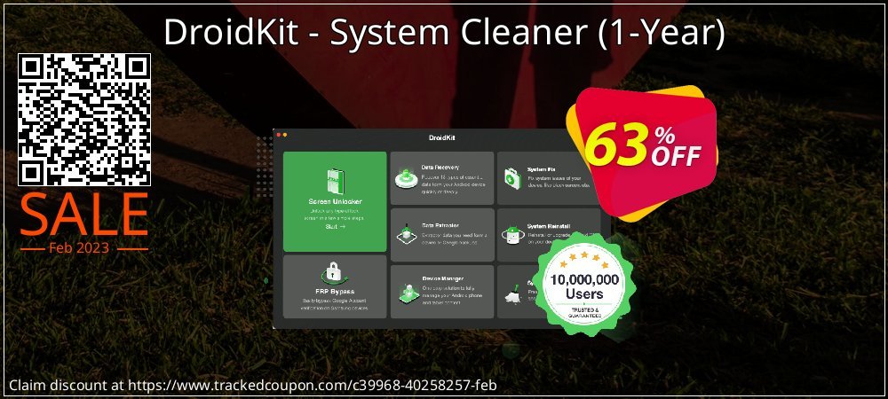 DroidKit - System Cleaner - 1-Year  coupon on April Fools Day super sale