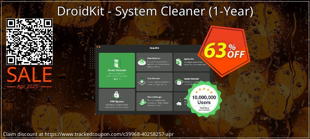 DroidKit - System Cleaner - 1-Year  coupon on April Fools Day super sale