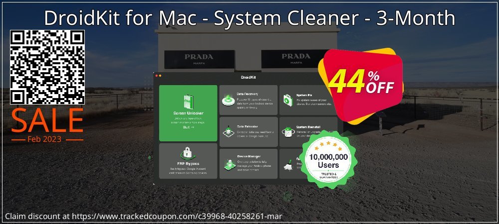 DroidKit for Mac - System Cleaner - 3-Month coupon on World Party Day offer