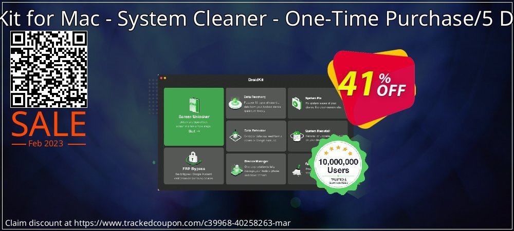 DroidKit for Mac - System Cleaner - One-Time Purchase/5 Devices coupon on Constitution Memorial Day offering sales