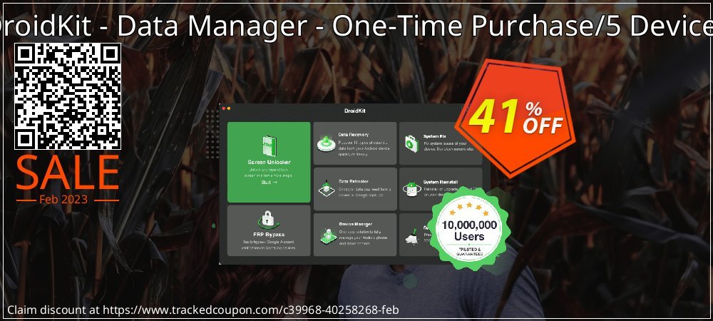 DroidKit - Data Manager - One-Time Purchase/5 Devices coupon on Easter Day sales