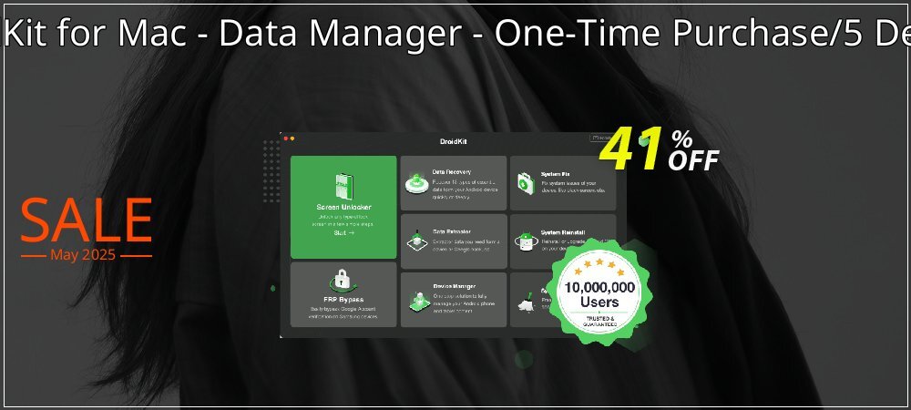 DroidKit for Mac - Data Manager - One-Time Purchase/5 Devices coupon on Xmas Day offering discount