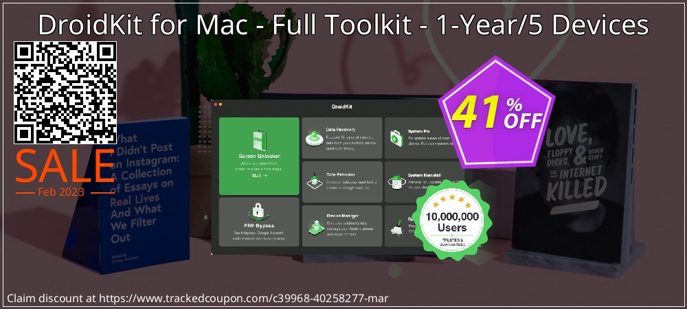 DroidKit for Mac - Full Toolkit - 1-Year/5 Devices coupon on April Fools' Day sales