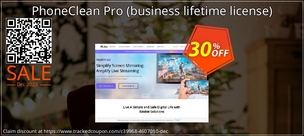 Get 30% OFF PhoneClean Pro for Windows (business lifetime license) promo sales
