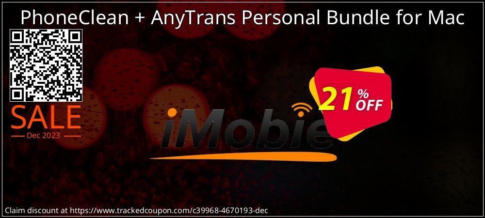 PhoneClean + AnyTrans Personal Bundle for Mac coupon on Virtual Vacation Day discount