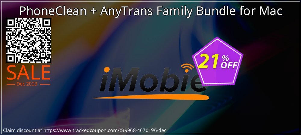 PhoneClean + AnyTrans Family Bundle for Mac coupon on World Party Day discounts