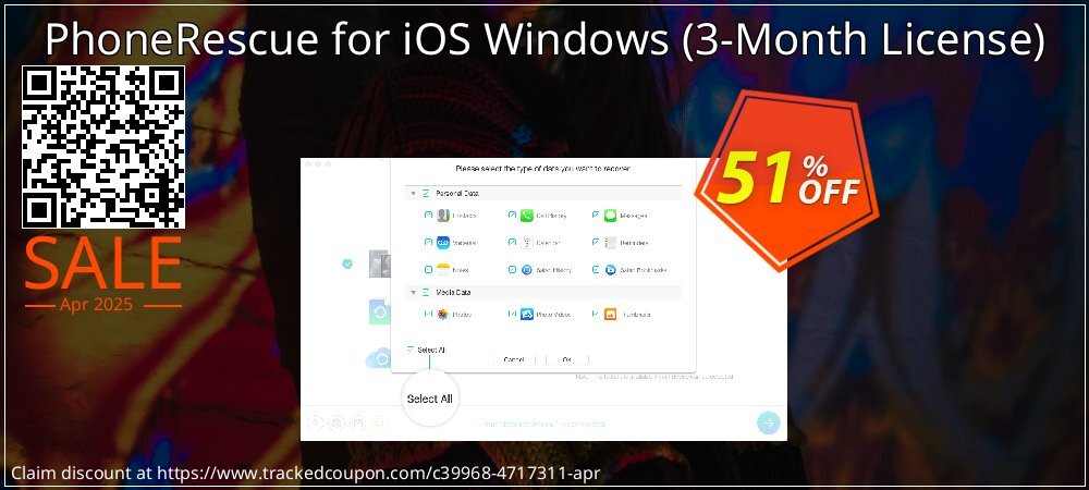 PhoneRescue for iOS Windows - 3-Month License  coupon on World Party Day discounts