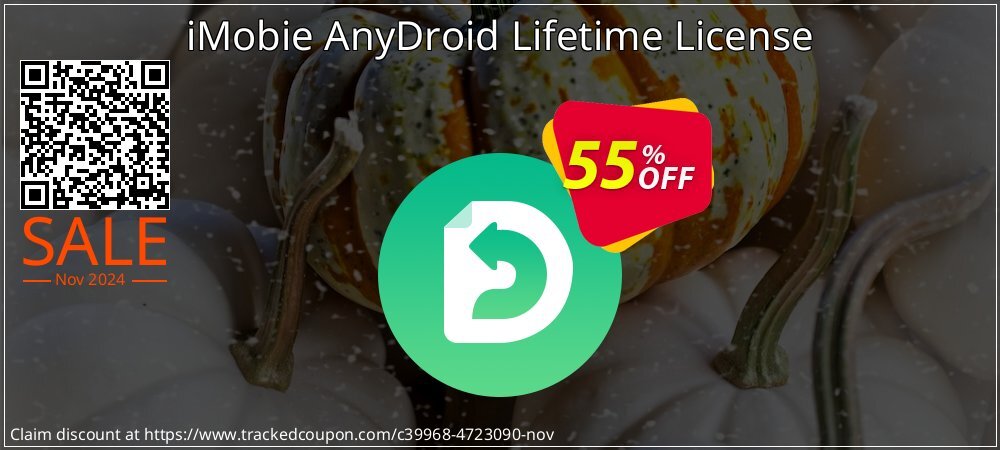 iMobie AnyDroid Lifetime License coupon on World Backup Day discounts