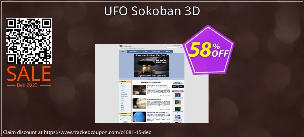 UFO Sokoban 3D coupon on National Walking Day discount