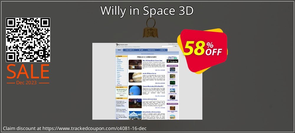 Willy in Space 3D coupon on World Party Day offering discount