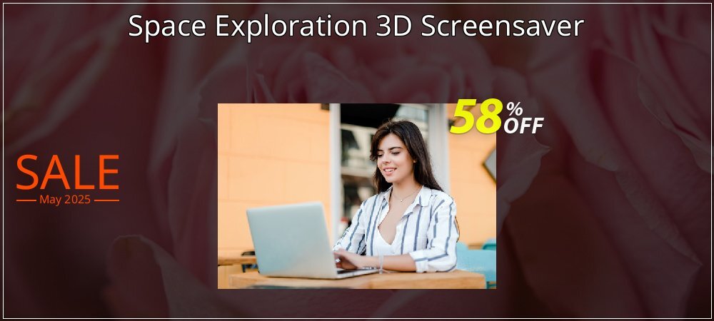 Space Exploration 3D Screensaver coupon on April Fools' Day offering sales