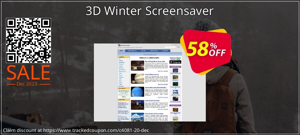 3D Winter Screensaver coupon on National Walking Day promotions