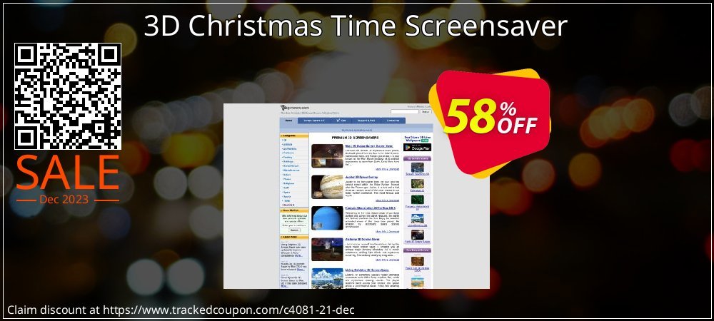 3D Christmas Time Screensaver coupon on World Party Day sales