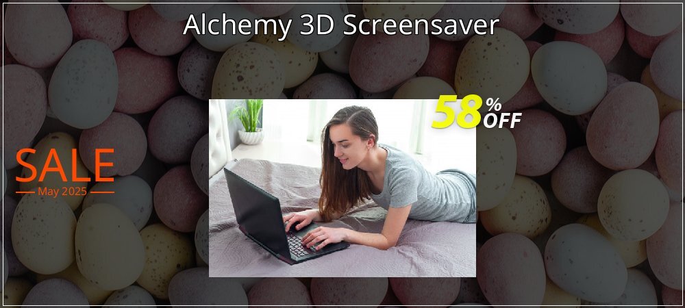 Alchemy 3D Screensaver coupon on Easter Day sales