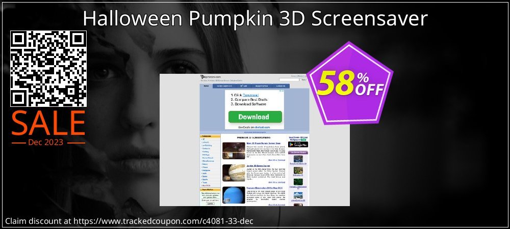 Halloween Pumpkin 3D Screensaver coupon on Easter Day discount