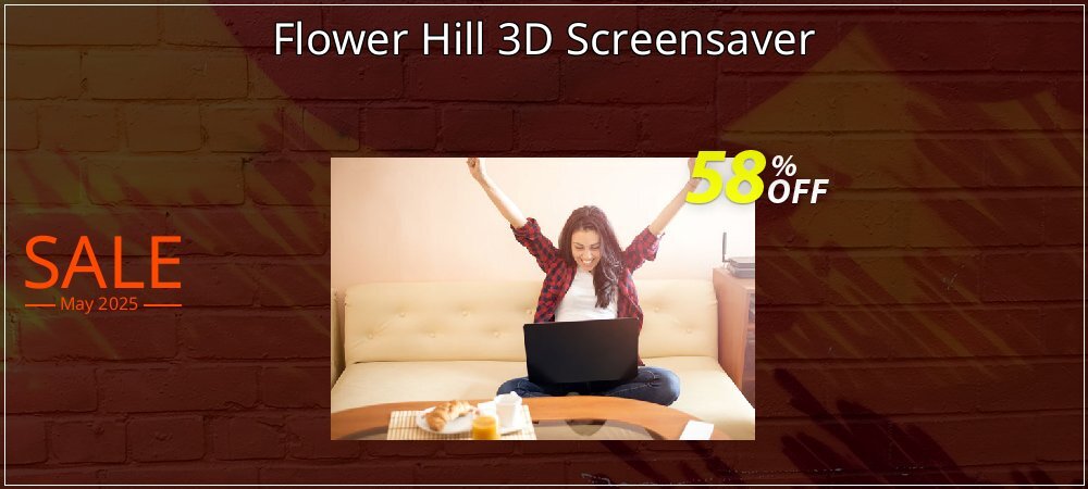 Flower Hill 3D Screensaver coupon on National Smile Day super sale