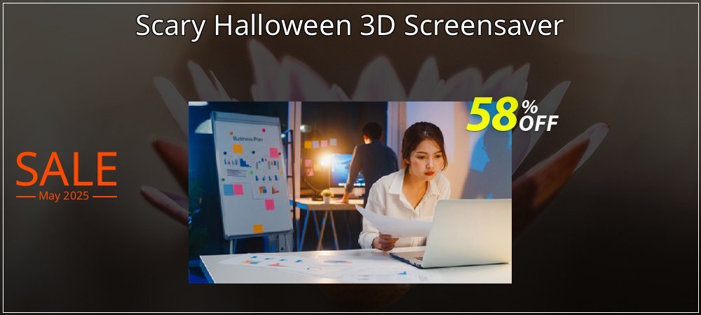 Scary Halloween 3D Screensaver coupon on National Pizza Party Day deals