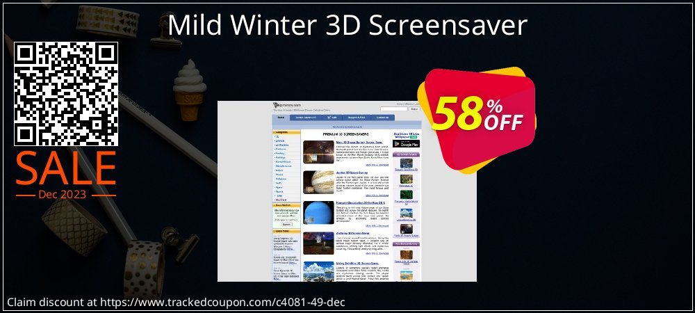 Mild Winter 3D Screensaver coupon on World Password Day offer