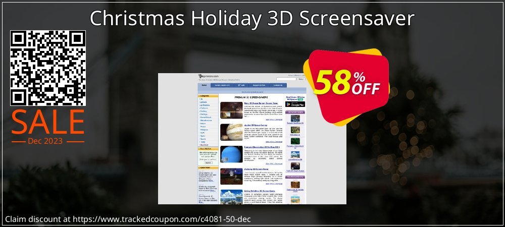 Get 50% OFF Christmas Holiday 3D Screensaver deals