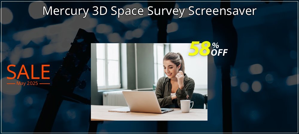 Mercury 3D Space Survey Screensaver coupon on April Fools' Day sales