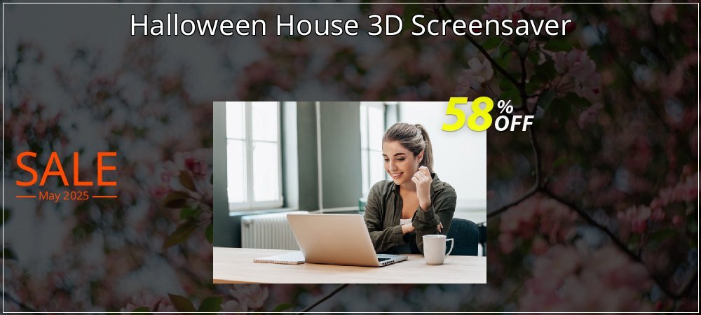 Halloween House 3D Screensaver coupon on National Pizza Party Day offer