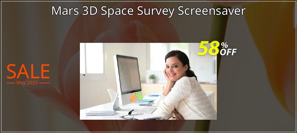 Mars 3D Space Survey Screensaver coupon on National Smile Day discount