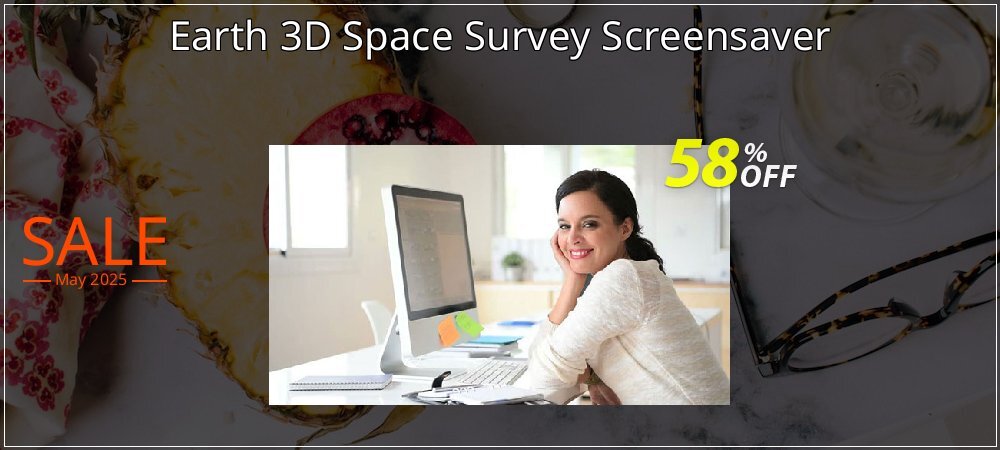Earth 3D Space Survey Screensaver coupon on Mother's Day offering discount