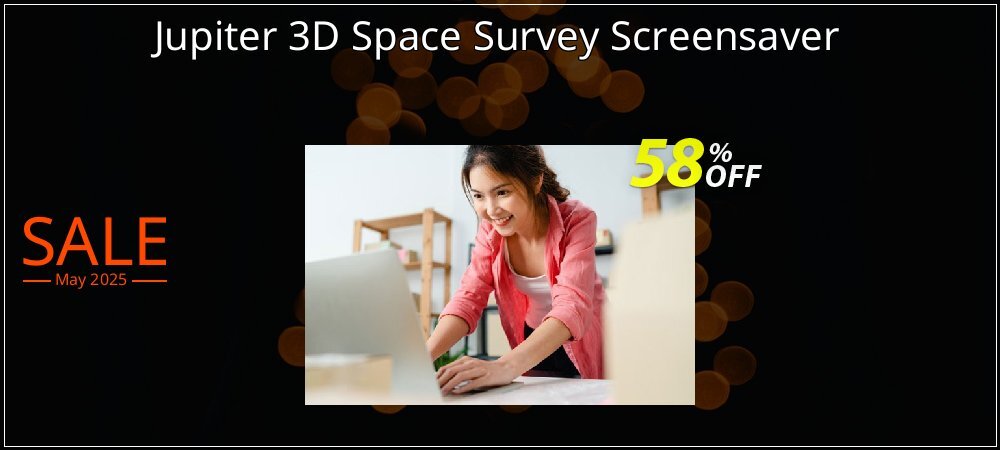 Jupiter 3D Space Survey Screensaver coupon on World Party Day offering discount