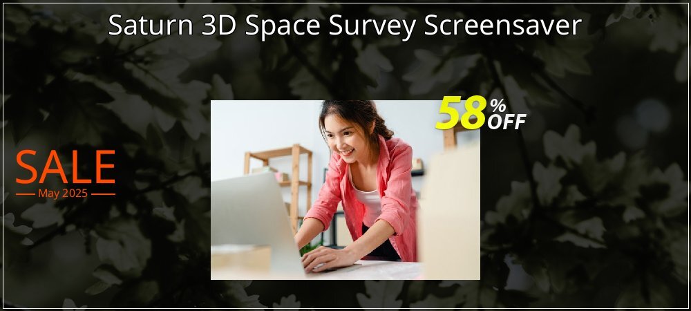 Saturn 3D Space Survey Screensaver coupon on National Memo Day super sale