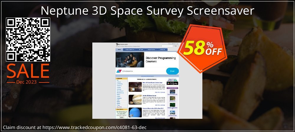 Neptune 3D Space Survey Screensaver coupon on Constitution Memorial Day discounts