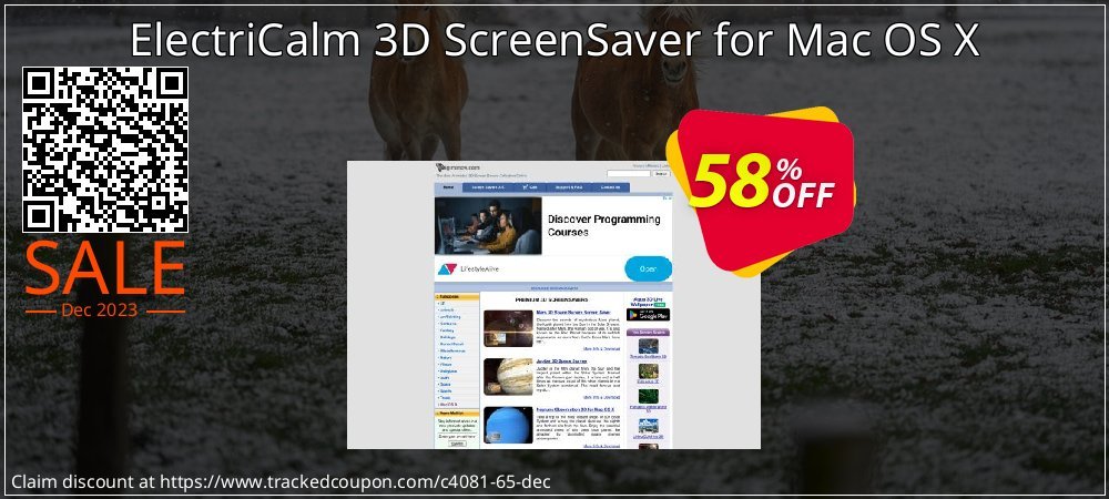 ElectriCalm 3D ScreenSaver for Mac OS X coupon on National Walking Day promotions
