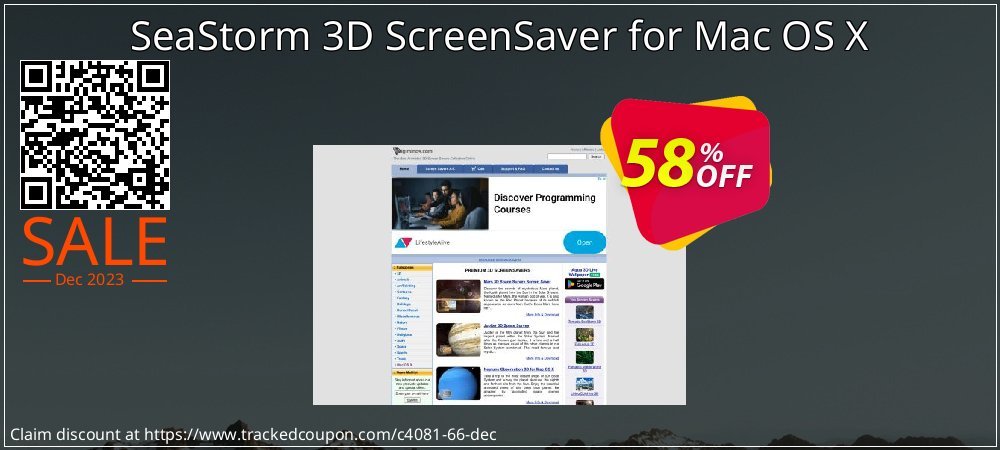 SeaStorm 3D ScreenSaver for Mac OS X coupon on World Party Day sales