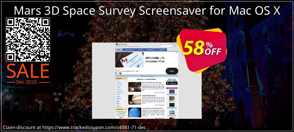 Mars 3D Space Survey Screensaver for Mac OS X coupon on World Party Day offering sales
