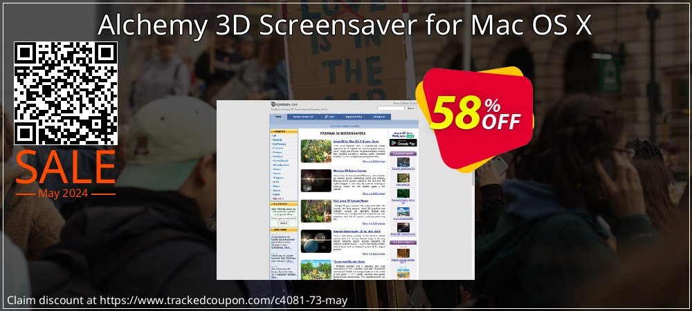 Alchemy 3D Screensaver for Mac OS X coupon on National Pizza Party Day promotions