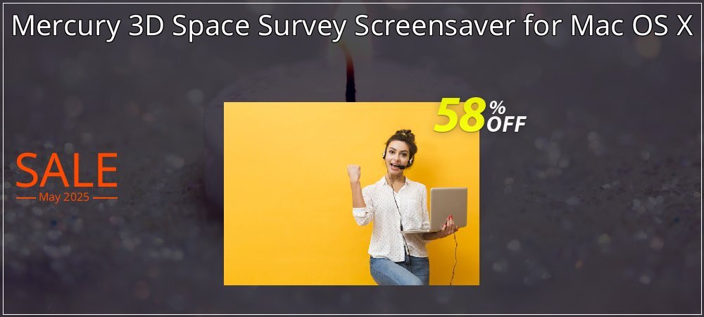 Mercury 3D Space Survey Screensaver for Mac OS X coupon on Working Day discount