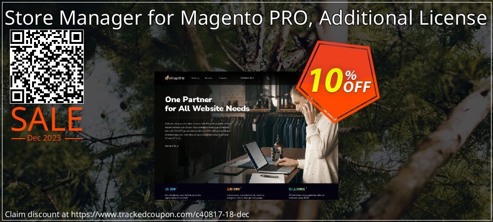 Store Manager for Magento PRO, Additional License coupon on Easter Day offering discount