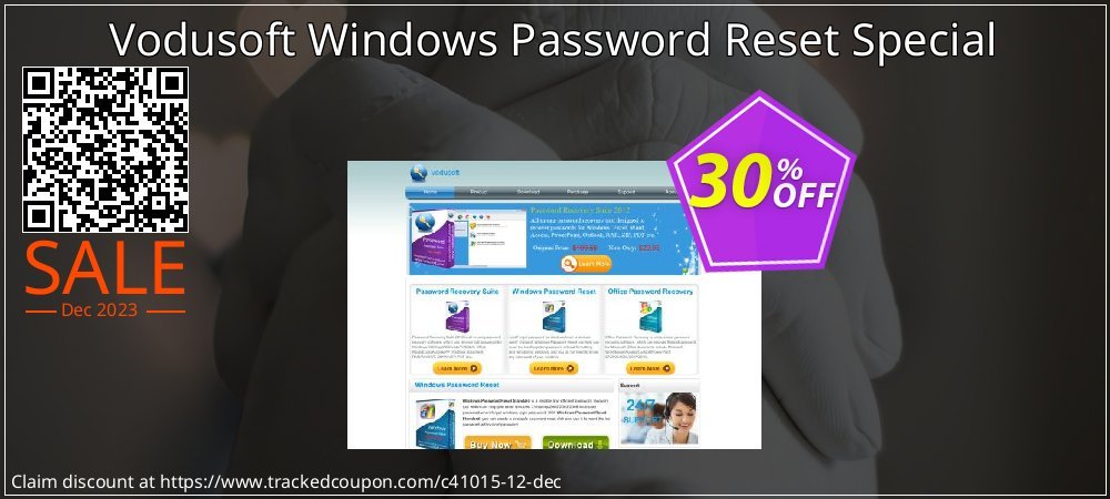 Vodusoft Windows Password Reset Special coupon on April Fools' Day discounts
