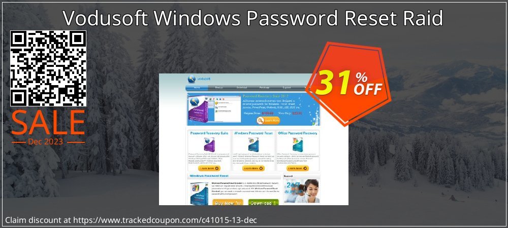 Vodusoft Windows Password Reset Raid coupon on Virtual Vacation Day discounts