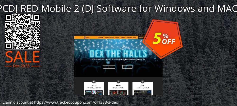 PCDJ RED Mobile 2 - DJ Software for Windows and MAC  coupon on Virtual Vacation Day offering sales