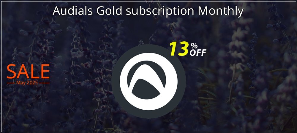 Audials Gold subscription Monthly coupon on Constitution Memorial Day deals