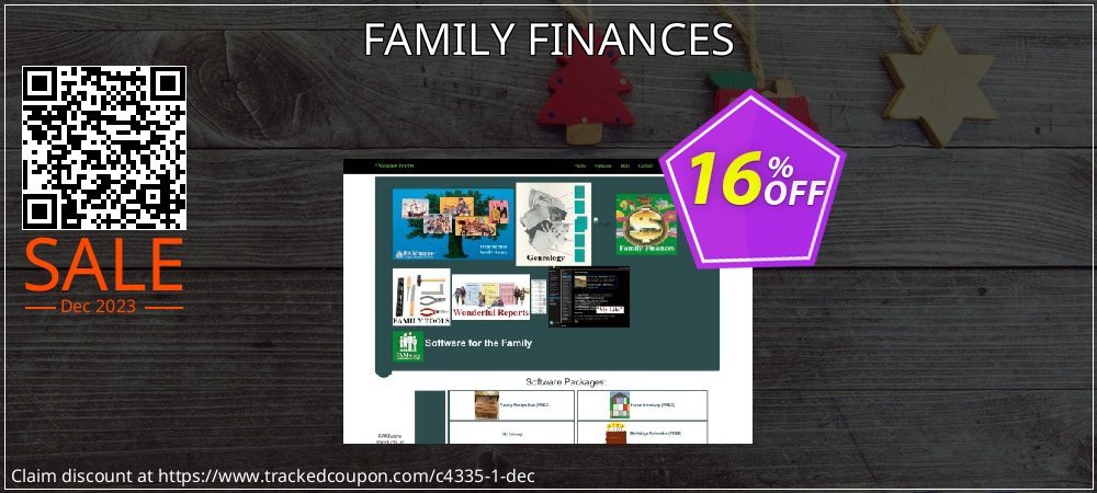 FAMILY FINANCES coupon on World Party Day sales