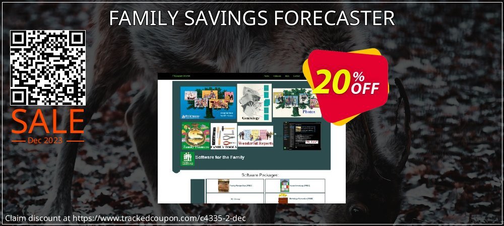 FAMILY SAVINGS FORECASTER coupon on April Fools' Day deals